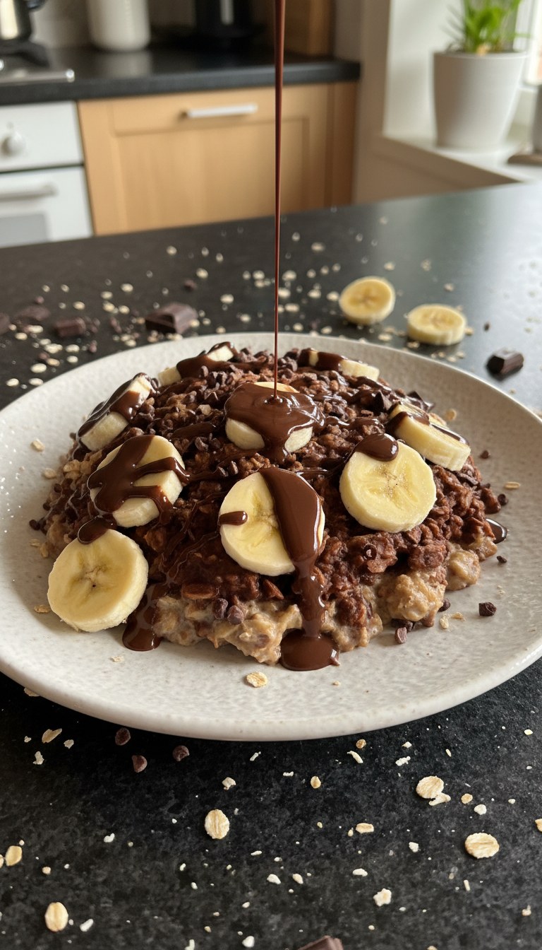 Choco Bananen Overnight Oats​