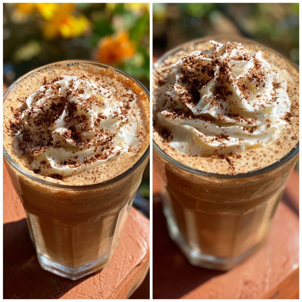 Vanille Soja Frappuccino genießen