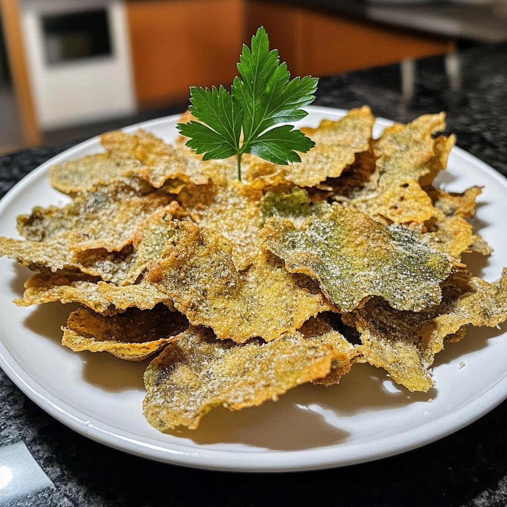 Knusprige Knoblauch Parmesan Rosenkohl