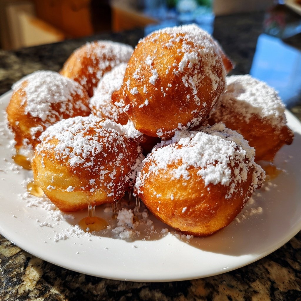Beignets aus der Heißluftfritteuse