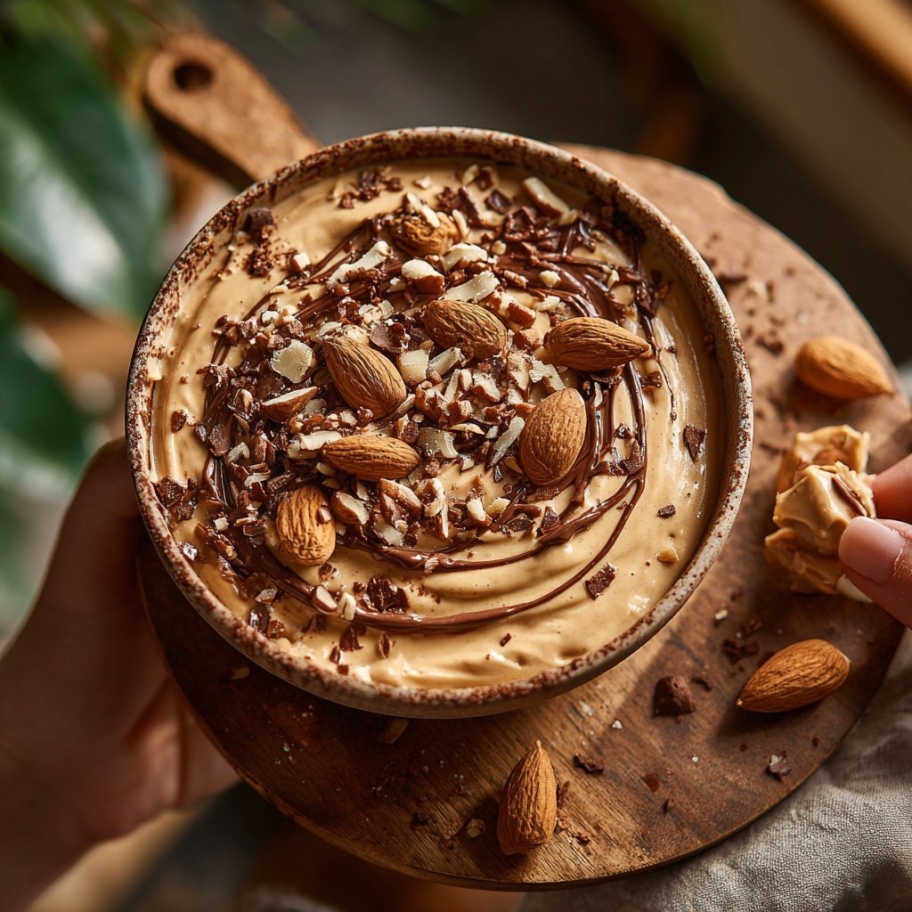 Himmlische Erdnussbutter Mandeln