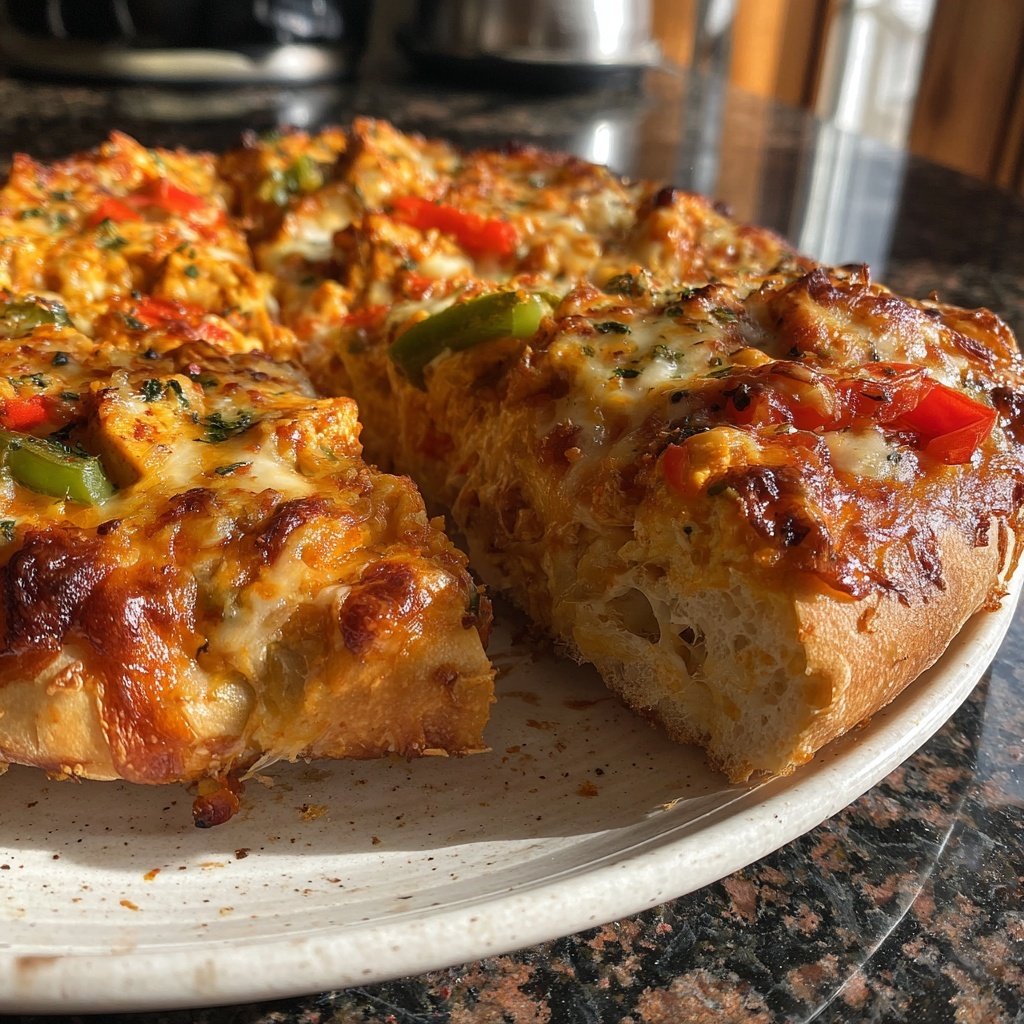 Indische Pizza mit Paneer Käse