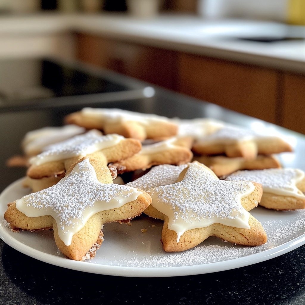 Zarte Zitronensterne