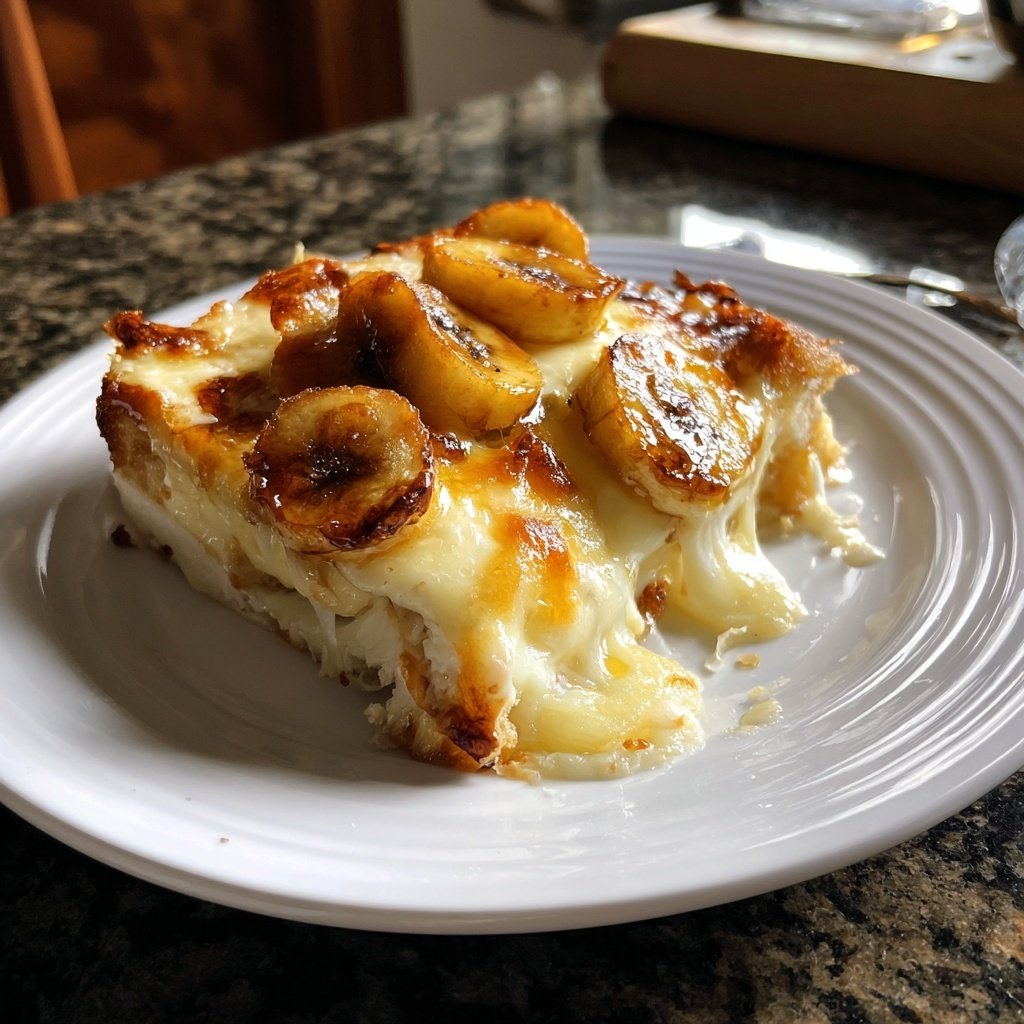 Raclette Dessert Pfännchen mit Banane