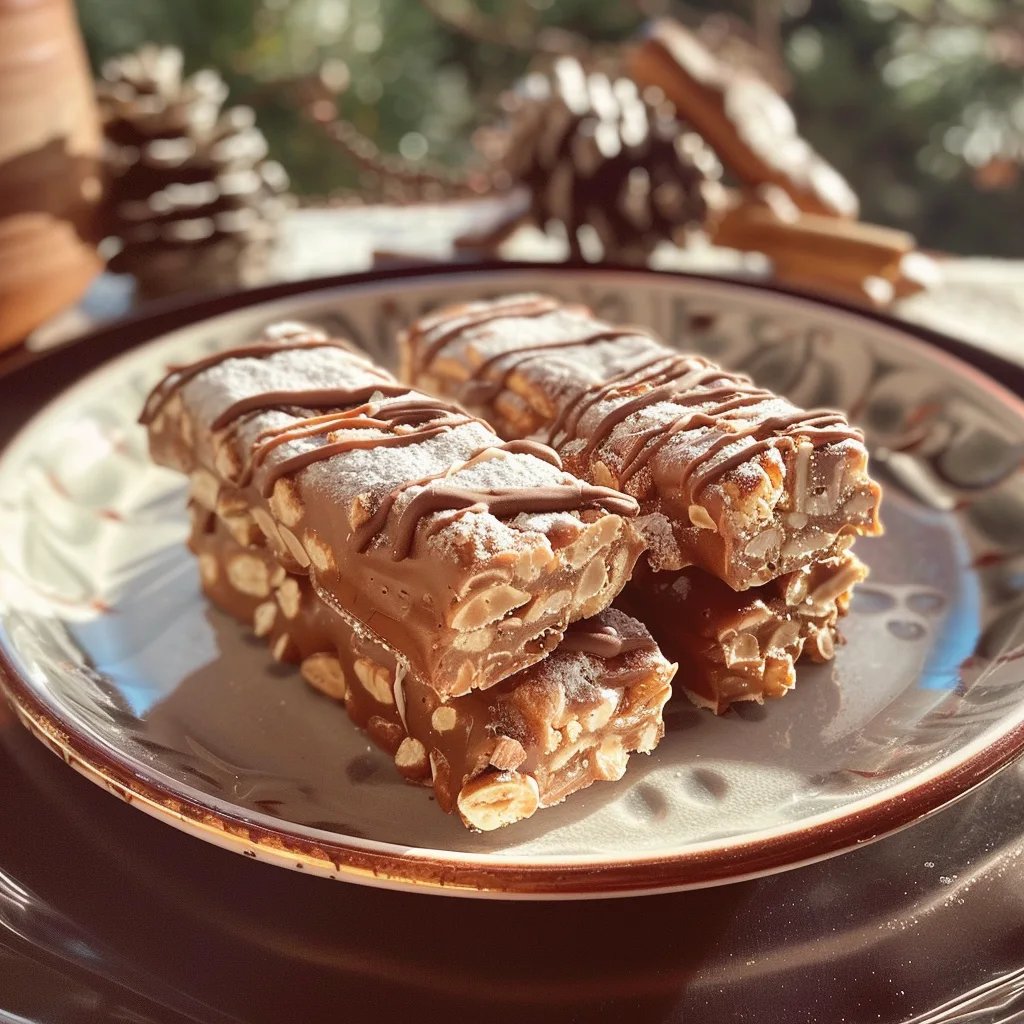 Mürbe Nougat Stangen