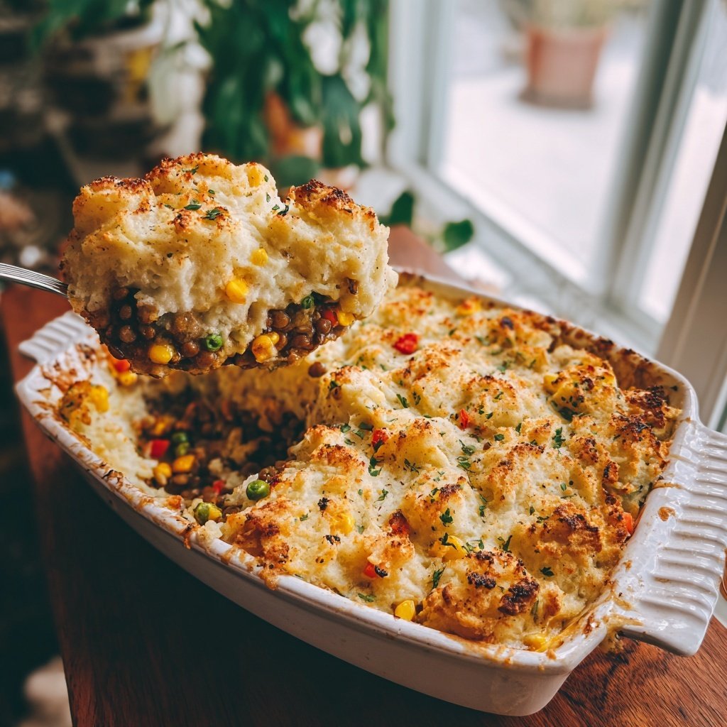 Klassischer Gemüse Shepherd's Pie