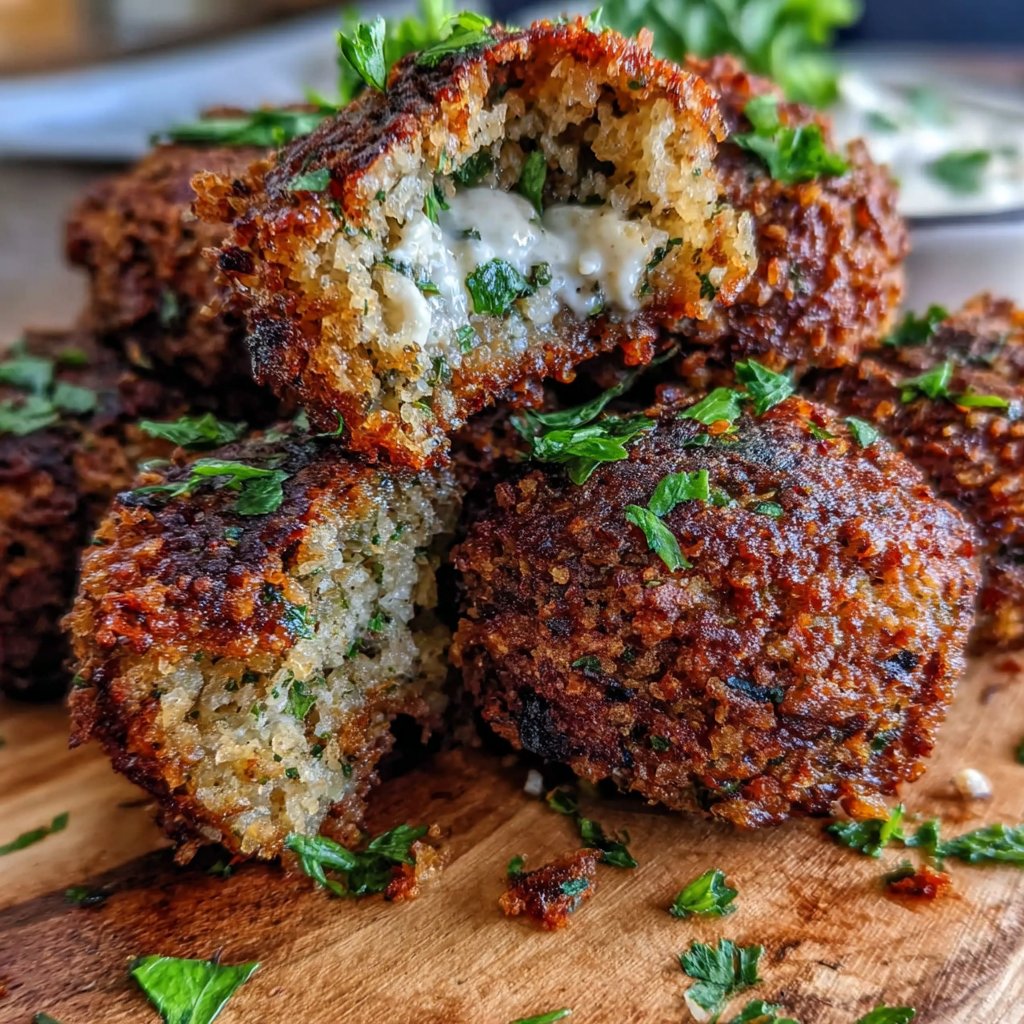 Knusprig gebackene Falafel