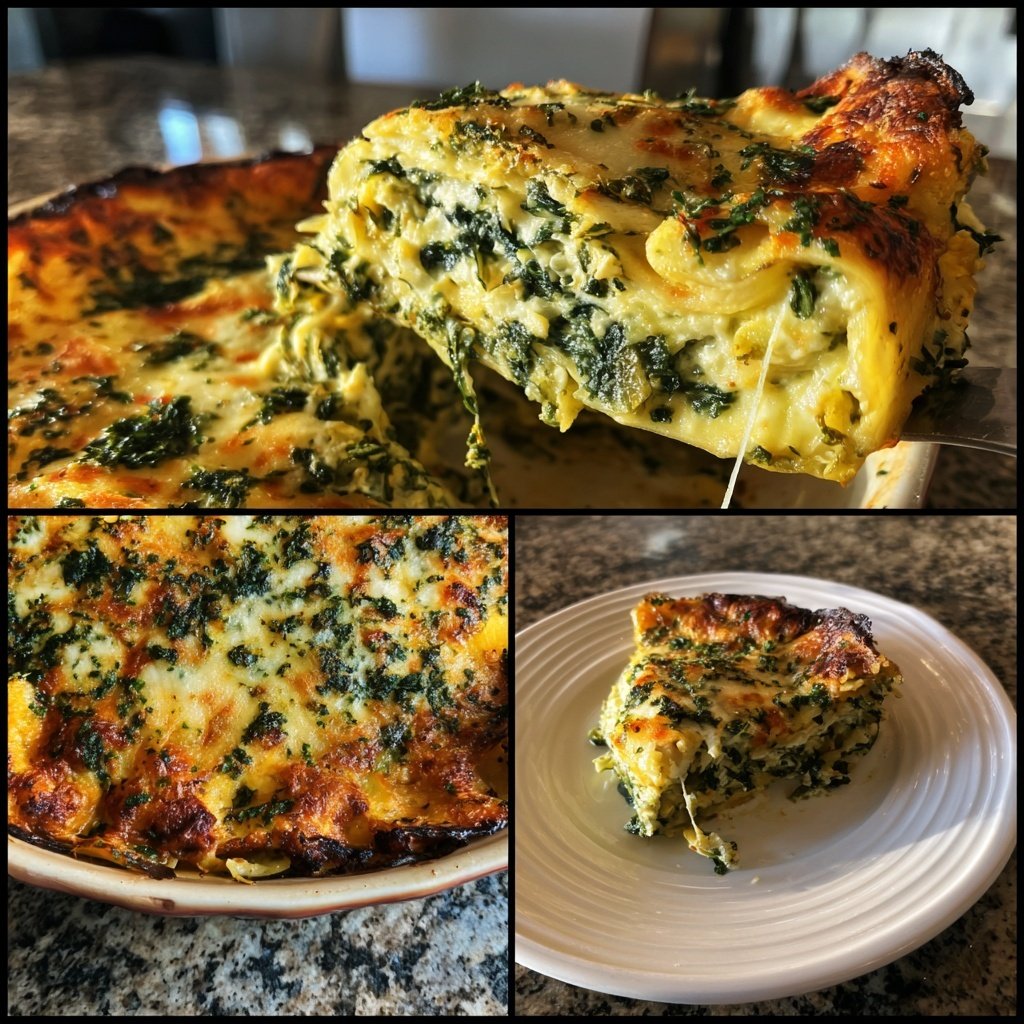 Keto Spinat Lasagne