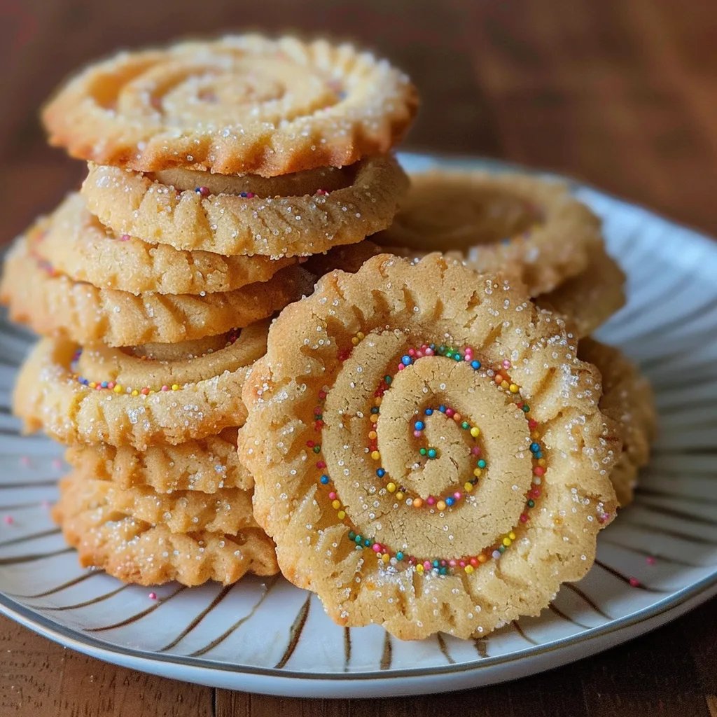 Spritzgebäck mit Marzipan