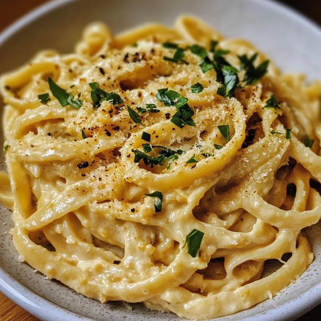 Zitronige Hummus Pasta