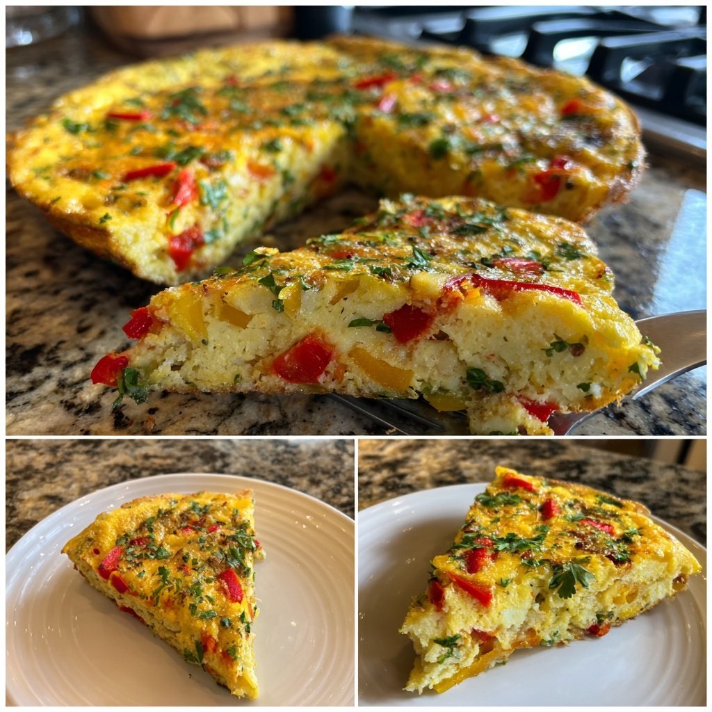 Sonnige Zitrus-Frühlingsfrittata